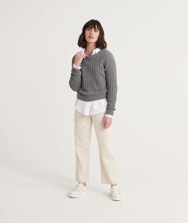 Becky Cable Knit Jumper Image 2