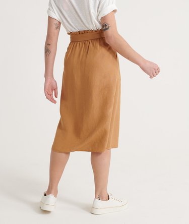 Eden Linen Skirt Image 3