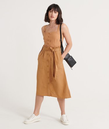 Eden Linen Skirt Image 2