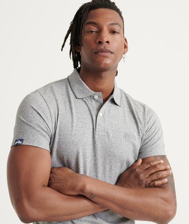 Organic Cotton Jersey Short sleeved Polo Shirt Image 4