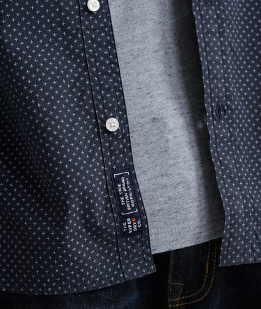 Classic Shoreditch Print Long Sleeve Shirt Image 5