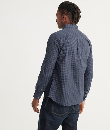 Classic Shoreditch Print Long Sleeve Shirt Image 3