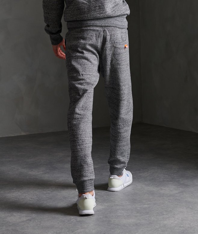 Orange Label Jogginghose kiesgrau gesprenkelt für Herren Superdry DE