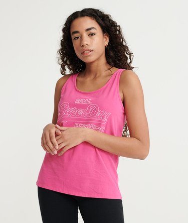Camiseta de tirantes con logo Vintage Outline Pop Image 1