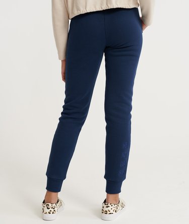 Serif joggers med broderi Image 3