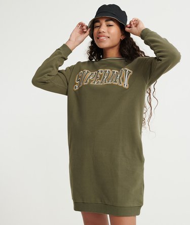 Coded Sweat Dress Image 1