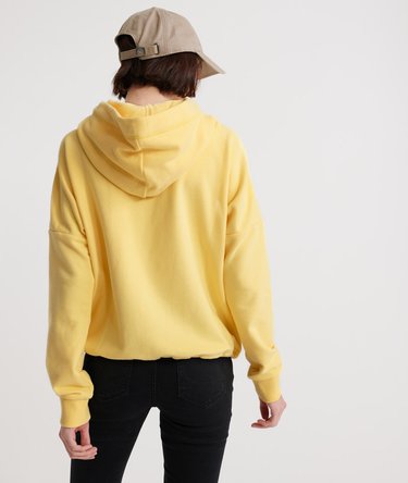 Elite Crop Loopback-Hoodie aus der Orange Label Kollektion. Image 3