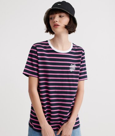 Dakota Stripe Graphic T-Shirt Image 1