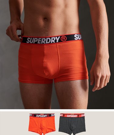 Duopak boxers van biologisch katoen Image 1