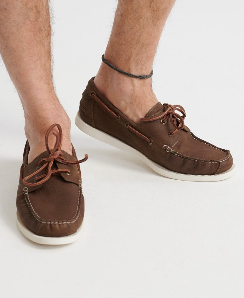 mens Boat Shoes in TAN | Superdry UK