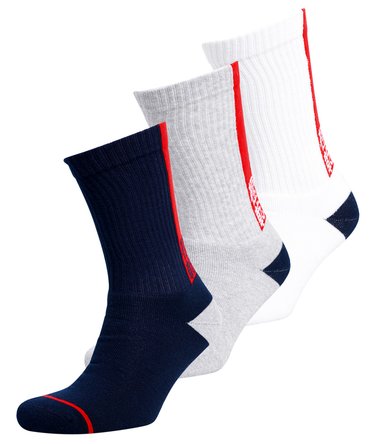 Organic Cotton Crew Sock Triple Pack Image 1