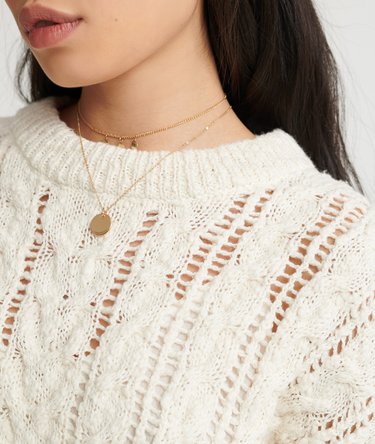 Pull en maille torsadée ajourée Layla Image 5