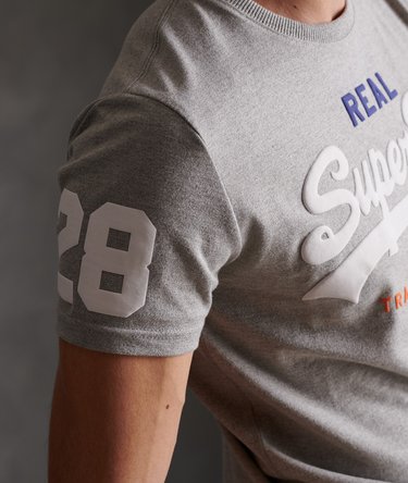 T-shirt tricolore Vintage Logo Image 4