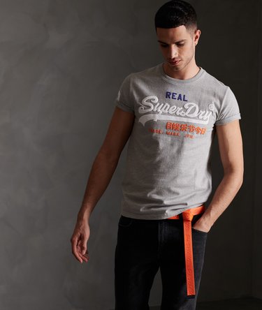 T-shirt tricolore Vintage Logo Image 1
