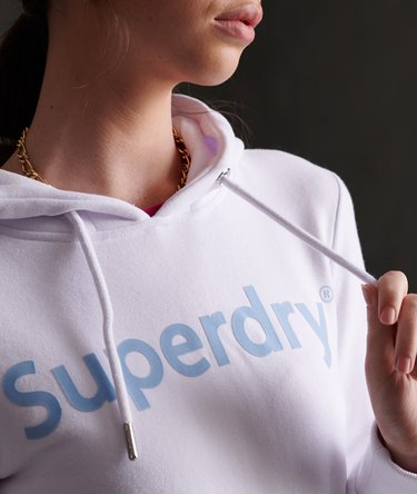 Nicht angerautes Hoodie mit Flockprint Image 5