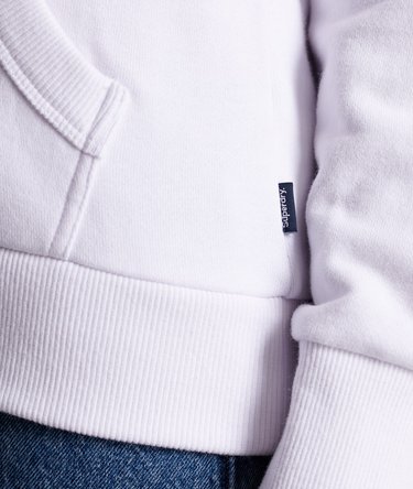Nicht angerautes Hoodie mit Flockprint Image 6