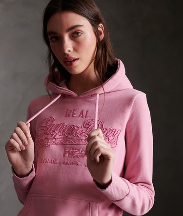 Sudadera con capucha bordada Vintage logo Image 1