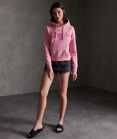 Sudadera con capucha bordada Vintage logo Image 2