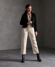 Rylee Suede Biker Jacket