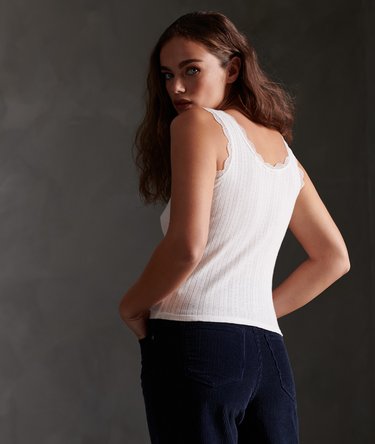 Essential Pointelle Tank Top Image 3