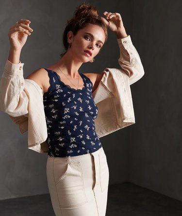 Essential Pointelle Tank Top Image 2
