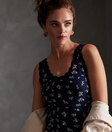 Essential Pointelle Tank Top Image 5