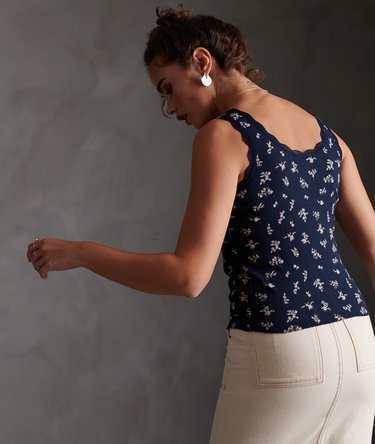 Essential Pointelle Tank Top Image 4