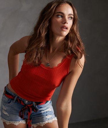 Essential Pointelle Tank Top Image 1
