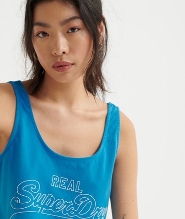 Vintage Logo Outline Pop Vest Top Image 4