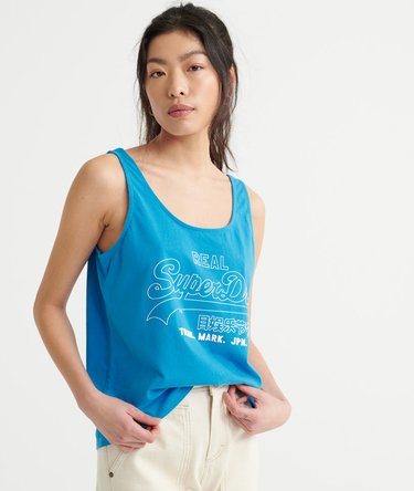 Vintage Logo Outline Pop Vest Top Image 1