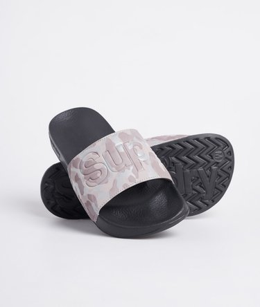 Reflective Camo Pool Sliders Image 1