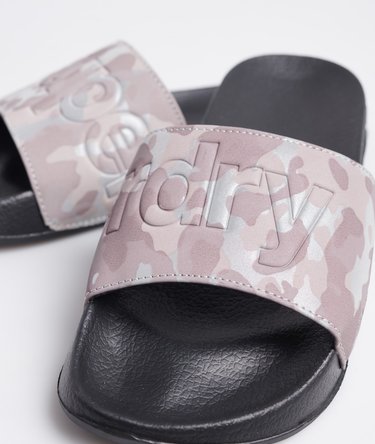 Reflective Camo Pool Sliders Image 3