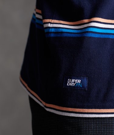 Organic Cotton Box Fit Stripe Pocket T-Shirt Image 6