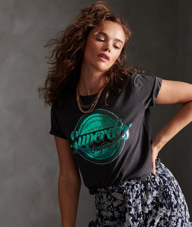 Original Goods T-Shirt mit Folien-Print Image 1