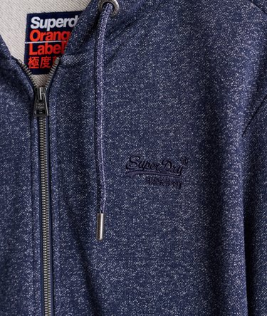 Gilet à capuche zippé classique Orange Label Image 3