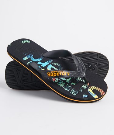 Camo Logo Flip Flops Image 1