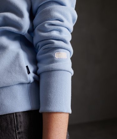 Regular Loopback-Hoodie mit Beflockung Image 5