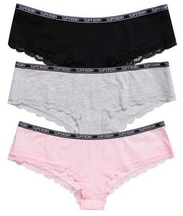 Slip in pizzo Lola in confezione da tre Image 1