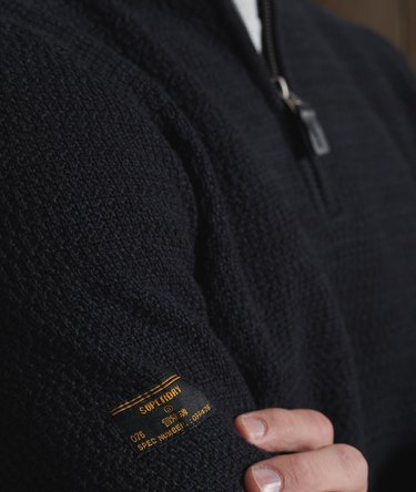 Organic Cotton Keystone Half Zip Jumper Image 3