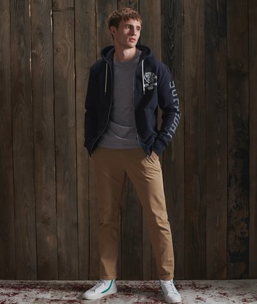 Klassische Track & Field Kapuzenjacke Image 2