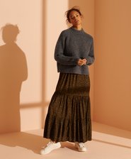 Maglione girocollo a coste Super Lux