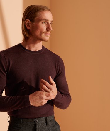 Merino Lightweight Crew Jumper Image 4