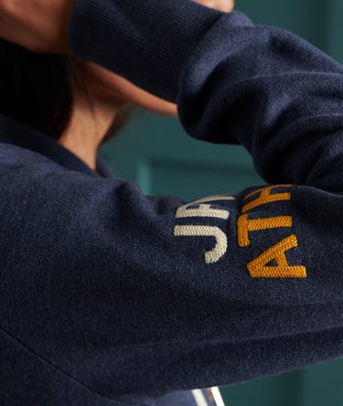 Klassieke Reworked hoodie met rits en appliqué Image 3