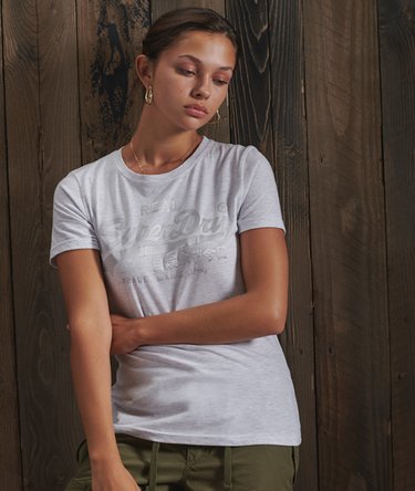 Vintage Logo Tonal Satin T-Shirt Image 1