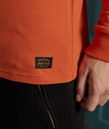 Core Logo Canvas Long Sleeve Top Image 4