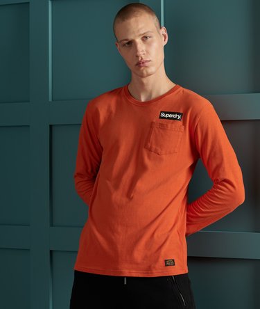 Core Logo Canvas Long Sleeve Top Image 1