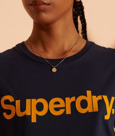 Core Logo Flock T-Shirt Image 3