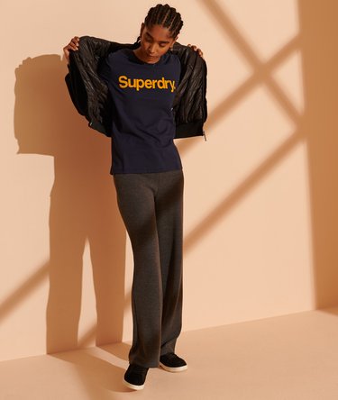 Core Logo Flock T-Shirt Image 2