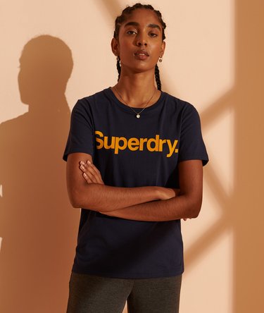 Core Logo Flock T-Shirt Image 1