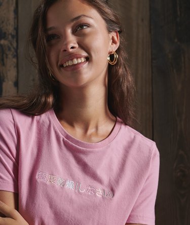 Logo Symbols Embroidered T-Shirt Image 3